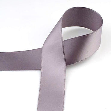 #08 錫色(すずいろ) プライム半有光サテン 幅6/10/15/25/40㎜ 長さ45/90M