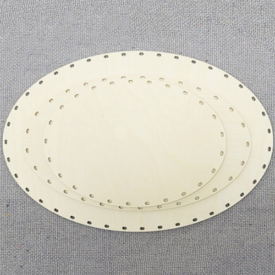 藤工芸用具 - 白樺プレート楕円形 3種