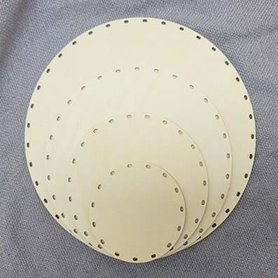 藤工芸用具 - 白樺プレート円形 4種