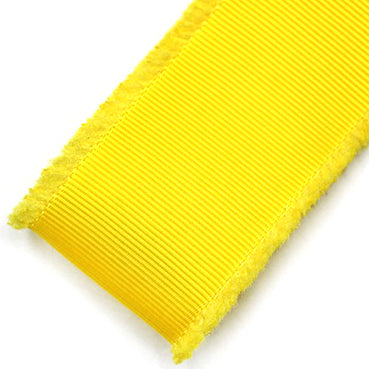 グログランフリルリボン Gold yellow 幅16/25/38㎜ 長さ9M