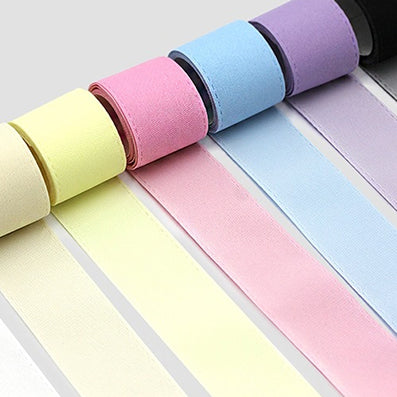 ステッチ平織リボン 7色 幅25/40㎜ 長さ9M