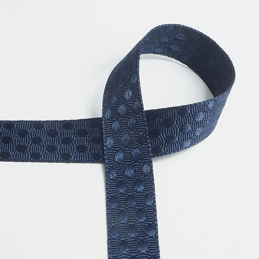 #13 紺(こん) エンボスグログラン 幅15/25/40㎜ 長さ9/36M